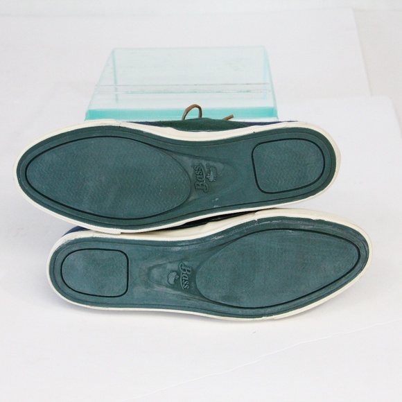 Vintage Bass Sneakers Women Boat Shoes Y2K 90s style Low Top Flat sz 9 - Picture 12 of 13